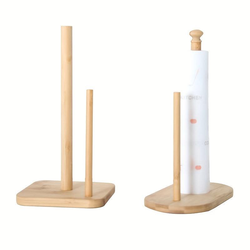 Bamboo Tissue Holder Roll Paper Storage Rack
