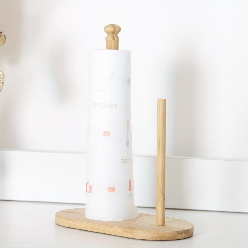 Bamboo Tissue Holder Roll Paper Storage Rack