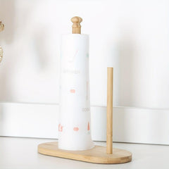 Bamboo Tissue Holder Roll Paper Storage Rack