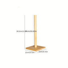 Bamboo Tissue Holder Roll Paper Storage Rack