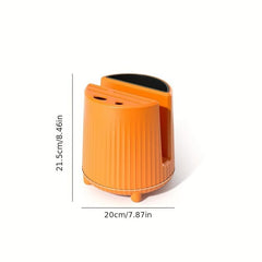 Rotating Utensil Holder Plastic Caddy Large Spatula Spoon Rack