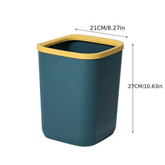 Nordic Contrast Trash Can Square Garbage Bin