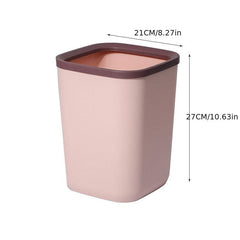 Nordic Contrast Trash Can Square Garbage Bin