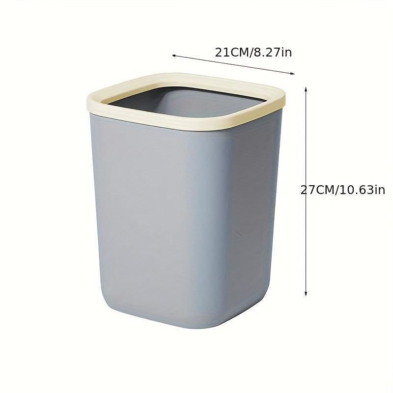 Nordic Contrast Trash Can Square Garbage Bin
