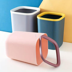 Nordic Contrast Trash Can Square Garbage Bin