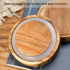 1000ml Glass Storage Jar with Airtight Wooden Lid