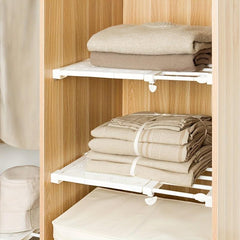 1pc Wardrobe Storage Rack, Adjustable Layers, Organize Shoes and Clothes