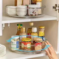 Rotatable Spice Rack for Easy Spice & Condiment Access