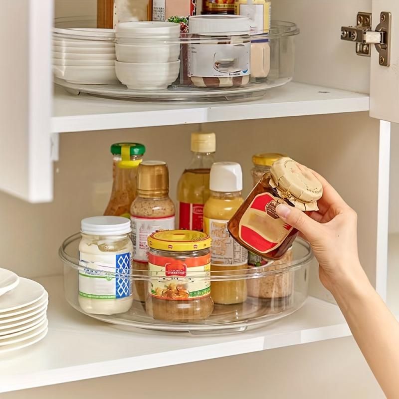 Rotatable Spice Rack for Easy Spice & Condiment Access