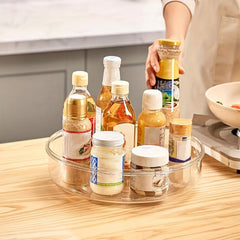 Rotatable Spice Rack for Easy Spice & Condiment Access