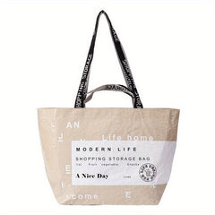 Fashionable Lightweight Grocery Shopping Bag Large Capacity Waterproof