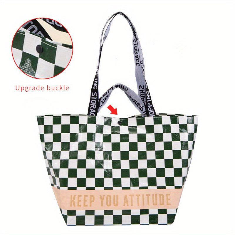 Fashionable Lightweight Grocery Shopping Bag Large Capacity Waterproof