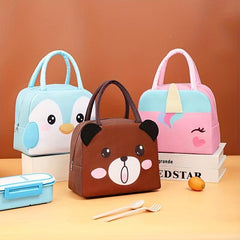 3D Animal Insulated Lunch Bag Reusable Aluminum Foil Lunch Box