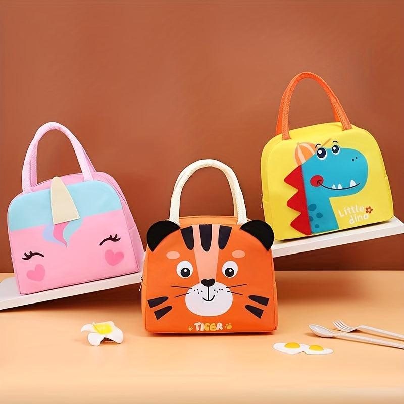 3D Animal Insulated Lunch Bag Reusable Aluminum Foil Lunch Box