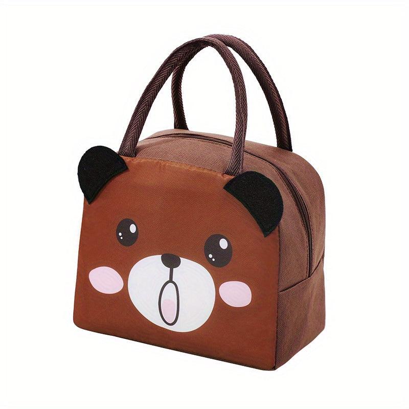 3D Animal Insulated Lunch Bag Reusable Aluminum Foil Lunch Box
