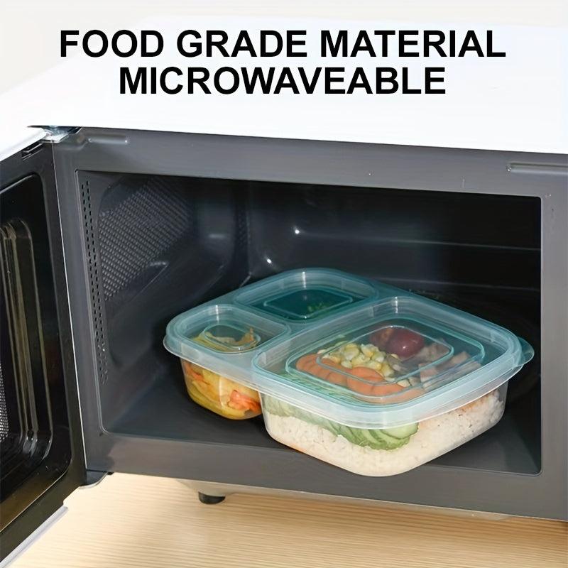 Bento Lunch Box 3 Compartment Food Containers for School and Work