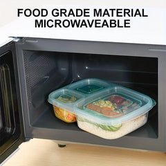 Bento Lunch Box 3 Compartment Food Containers for School and Work