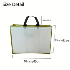 3pcs Reusable Grocery Bags Tote Bags Non Woven Foldable Gift Bag