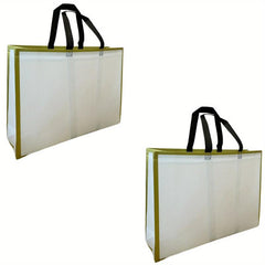 3pcs Reusable Grocery Bags Tote Bags Non Woven Foldable Gift Bag