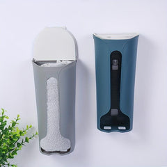 Socks & Underwear Storage Box Plastic Bag Collector Wall Mounted Bag Organizer