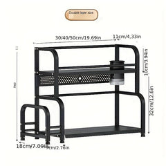 Kitchen Storage Shelf Seasoning Sauce And Vinegar Storage Rack
