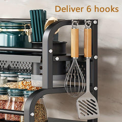 Kitchen Storage Shelf Seasoning Sauce And Vinegar Storage Rack