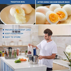 100pcs Vacuum Sealer Bags BPA Heavy Duty Great For Food Storage
