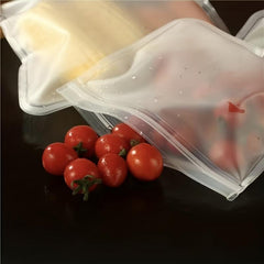 2pcs Reusable Sealed Bag BPA Food Sub Storage Bags Leakproof