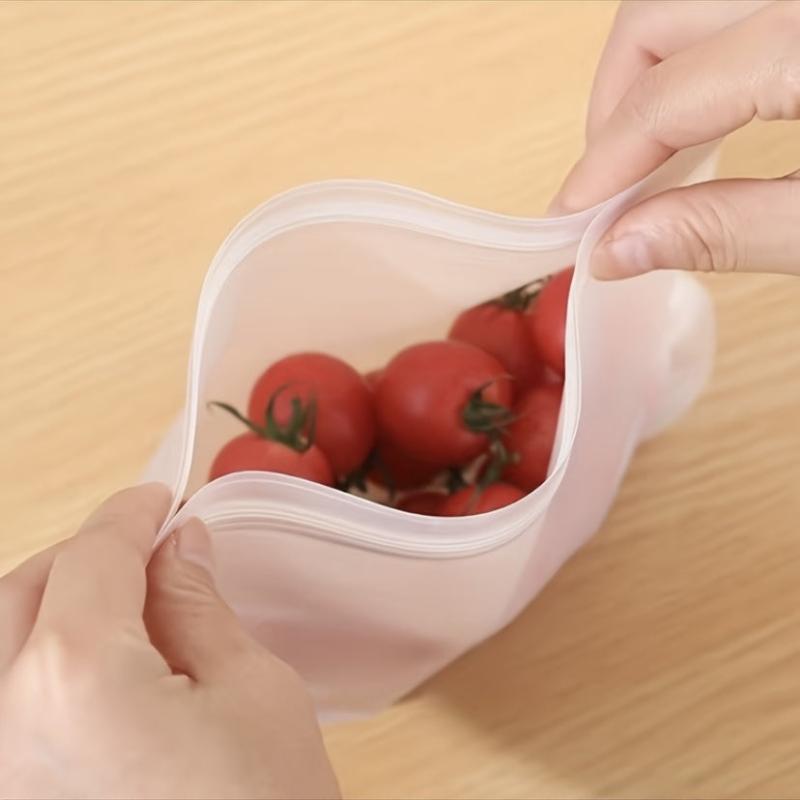 2pcs Reusable Sealed Bag BPA Food Sub Storage Bags Leakproof