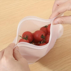 2pcs Reusable Sealed Bag BPA Food Sub Storage Bags Leakproof
