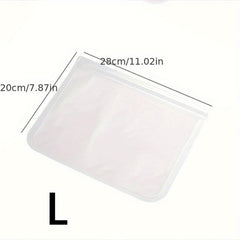 2pcs Reusable Sealed Bag BPA Food Sub Storage Bags Leakproof