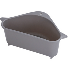 2PCS Sink Filter Drain Basket Triangular Drainer Sponge Rack Storage Basket