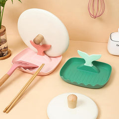 Fishtail Spoon Rest Holder Utensil Organizer for Stove Top & Kitchen Counter