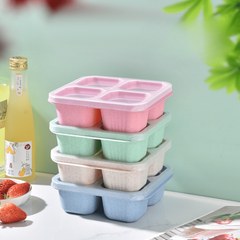 4 Compartment Reusable Lunchable Containers for Teens