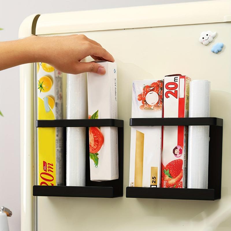 Multifunctional Magnetic Suction Refrigerator Rack for Kitchen Storage