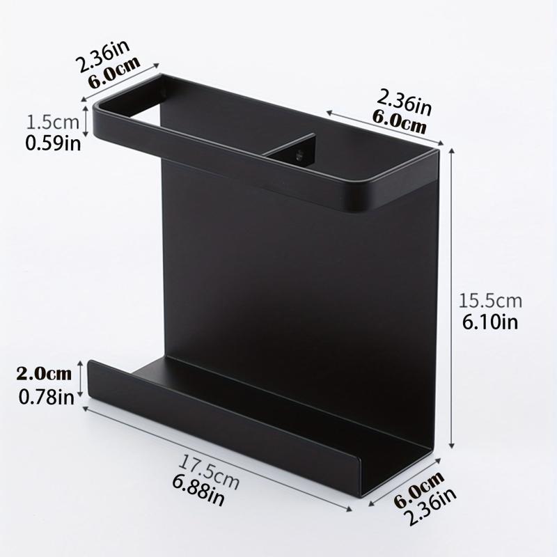 Multifunctional Magnetic Suction Refrigerator Rack for Kitchen Storage