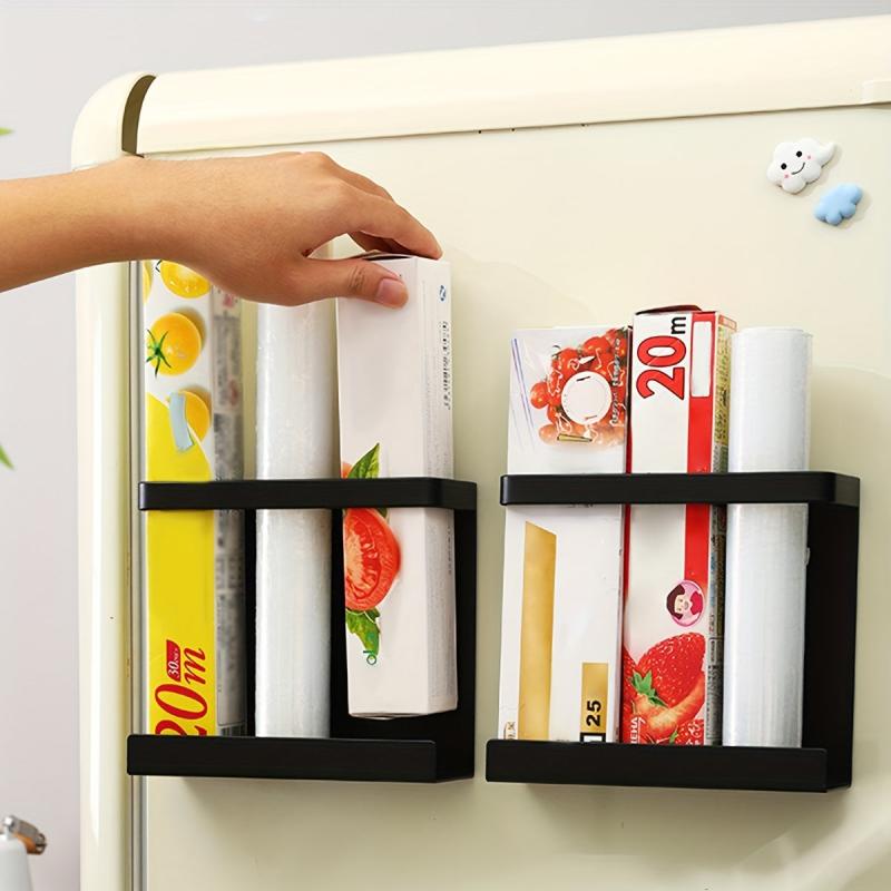 Multifunctional Magnetic Suction Refrigerator Rack for Kitchen Storage