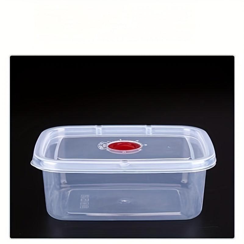 3pcs Plastic Crisper Boxes for Fruit Vegetable Meat Storage