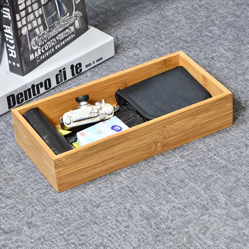 Adjustable Bamboo Cutlery Tray for Silverware and Knives