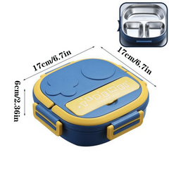 Stainless Steel Lunch Box Portable Durable Bento Box for Camping Picnics