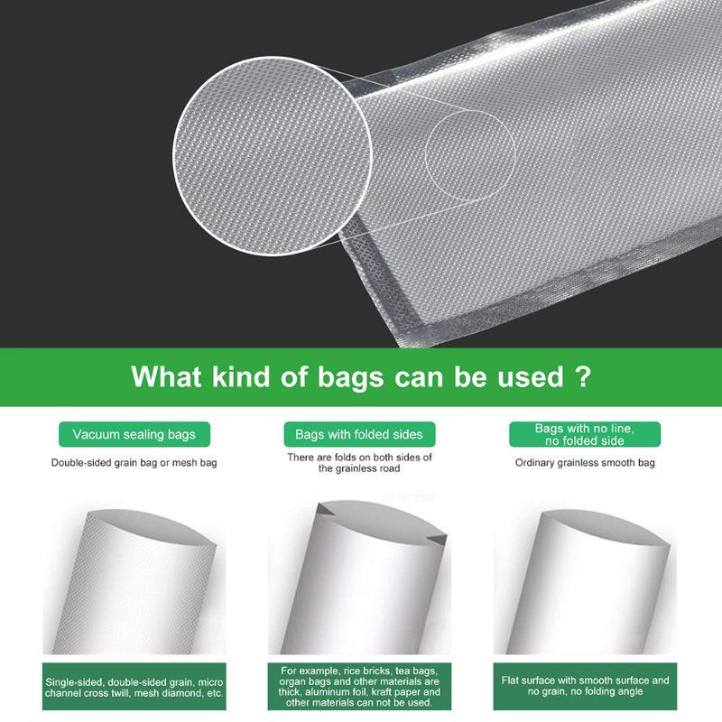 2 Rolls Vacuum Seal Bags for Food Saver, Household Vacuum Packing Bag
