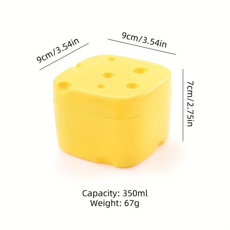 Cheese Shaped Food Storage Container for Fresh Keeping