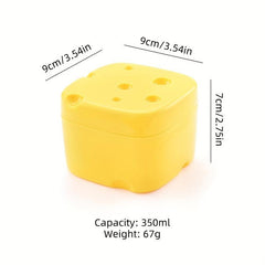 Cheese Shaped Food Storage Container for Fresh Keeping