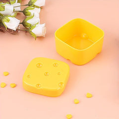 Cheese Shaped Food Storage Container for Fresh Keeping