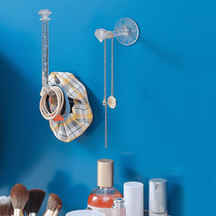 Leather Band Storage Hook Bathroom Jewelry Hair Hoop Hanger