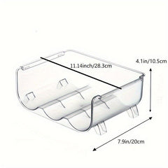 Stackable Water Bottle Organizer Plastic Cabinet Rack