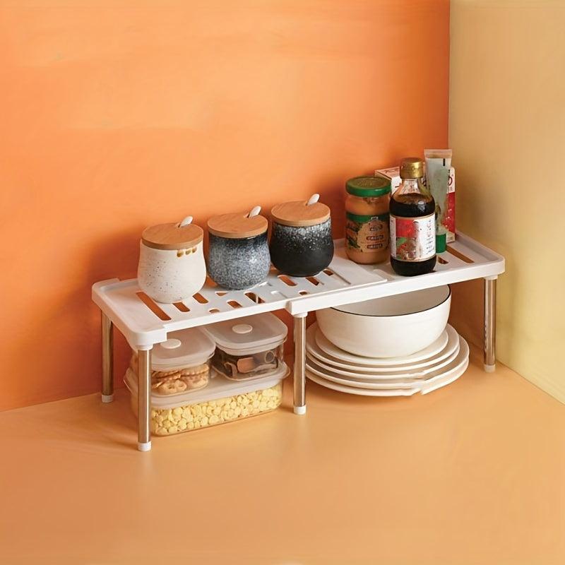 Retractable Storage Rack for Kitchen Bathroom Home