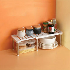 Retractable Storage Rack for Kitchen Bathroom Home