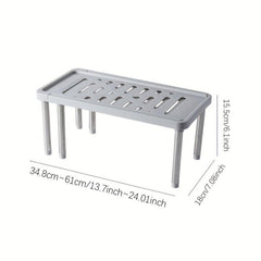 Retractable Storage Rack for Kitchen Bathroom Home