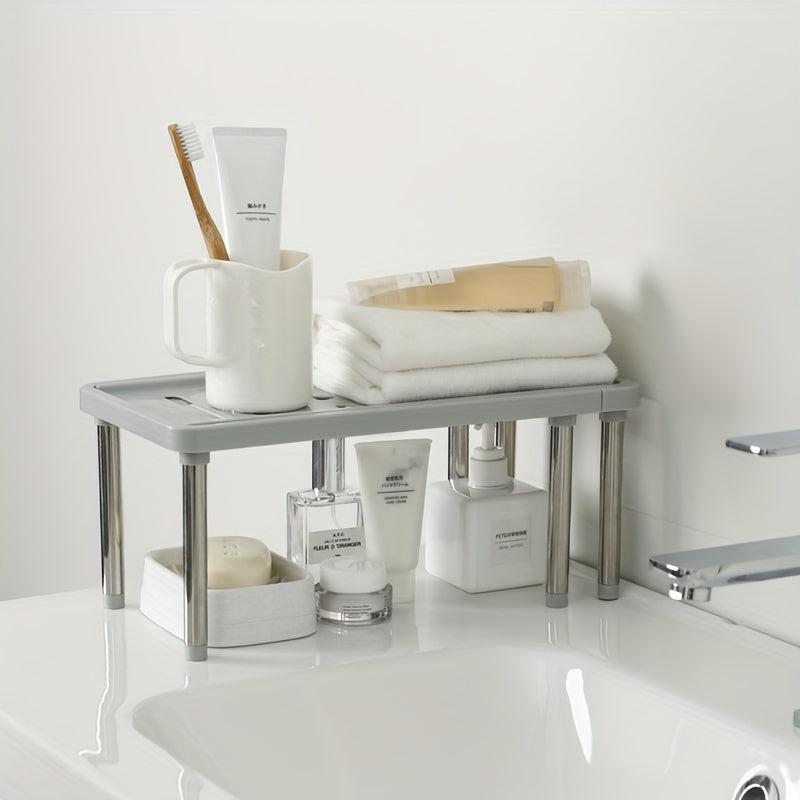Retractable Storage Rack for Kitchen Bathroom Home